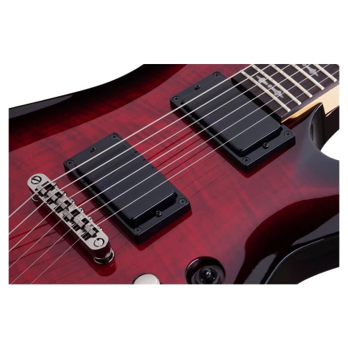 Schecter Demon-6 Elektro Gitar (Crimson Red Burst) 5