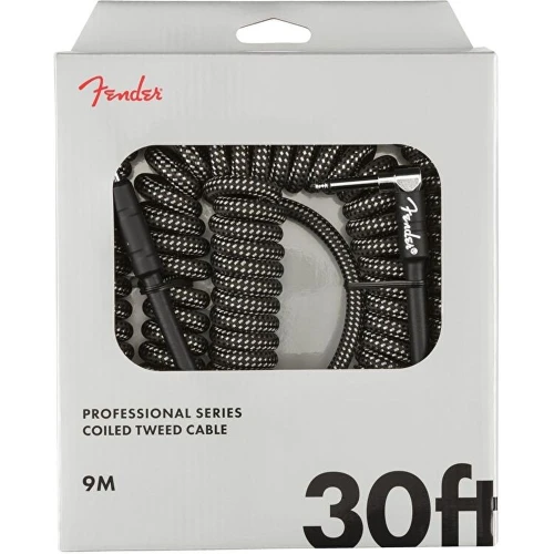 Fender Professional Coil Cable 9m Gri Tweed Enstrüman Kablosu 2