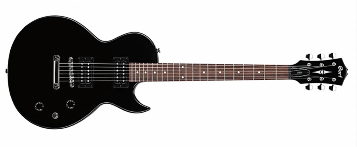 CORT CR50BK ELEKTRO GİTAR, SİYAH, PowerSound PSLP-1F & PowerSo 1