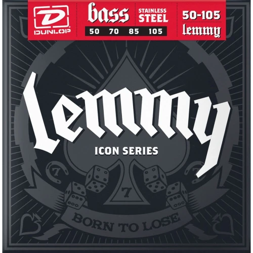 Jim Dunlop LKS50105 Lemmy Signature Bass Gitar Teli (50-105) 1