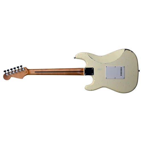 Lea RLC-100 OW Limited Edition Heavy Relic Elektro Gitar (Olympic White) 3