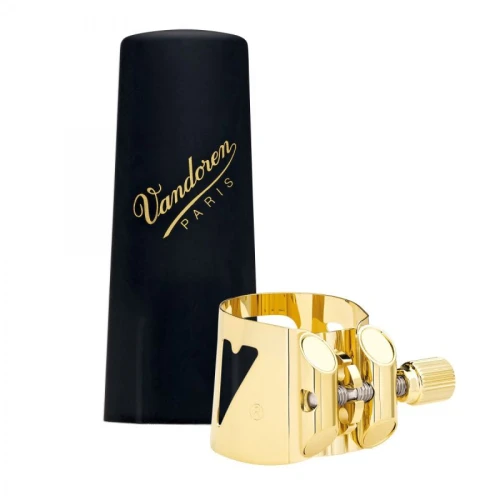 Vandoren LC080P Optimum Tenor Saksafon V16 Bek Gold Bilezik,Plastik Kapak 1