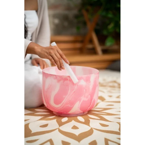 Meinl Sonic Energy Marble Crystal Singing Bowl (A4/a' 432 Hz; Note C4 ~ 256.87 Hz) 2