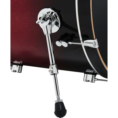 PDP Drums Concept Maple 5 Parça 22" Akustik Davul (Red To Black Sparkle Fade) 4