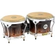 Meinl FWB400BB Free Ride Series 7''/ 8.5'' Bongo Set (Brown Burl) 1