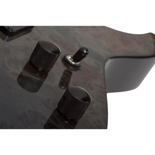 Schecter C-1 Standard Elektro Gitar (Black Fade Burst Burl) 5