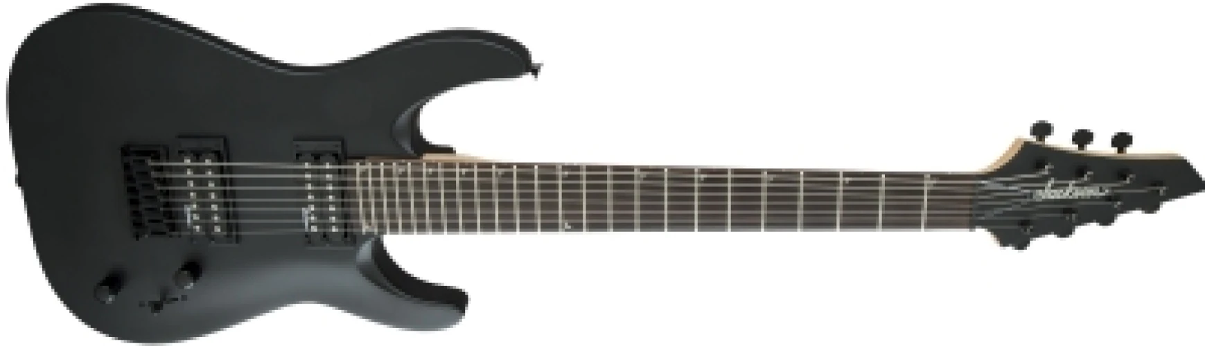 Jackson JS Dinky Arch Top JS22-7 DKA HT Amaranth Klavye Satin Black 7 Telli Elektro Gitar 2