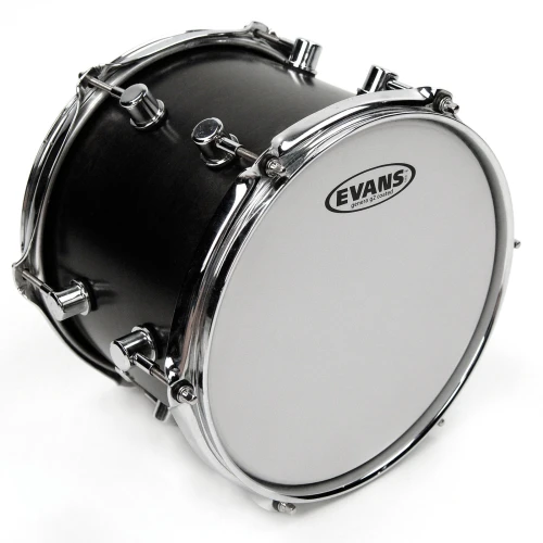EVANS B18G2 18" DERİ TOM KUMLU BEYAZ ÇİFT KAT (14 MİL) 1