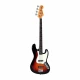 SX SJB62+/3TS Bas Gitar (3-Tone Sunburst) 1