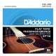 D’Addario EFT16 Akustik Gitar Tel Seti 12-53 Flat Tops Phosphor Bronze Regular Light 3