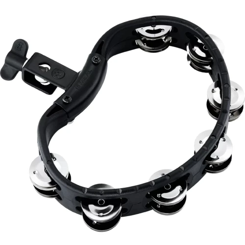Meinl HTMT2BK Stainless Steel Jingle Headliner Range Mounted Tamburin 3