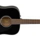 Fender CD-60S Dreadnought Black Akustik Gitar 2