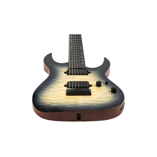 Spira S-507 QGY E 7 Telli Elektro Gitar (Trans Grey) 4