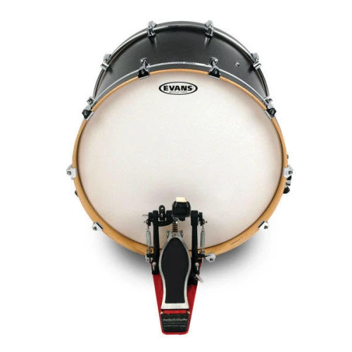 EVANS BD16G1CW 16" DERİ KİCK KUMLU BEYAZ TEK KAT (10 MİL) 2