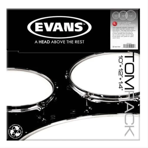 EVANS ETP-EC1CTD-S DERİ SETİ (12+13+16) TOM KUMLU STANDART KİT 2