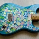1997 Fender Japan Vintage 57 Reissue Blue Flower Stratocaster Crafted in Japan 4
