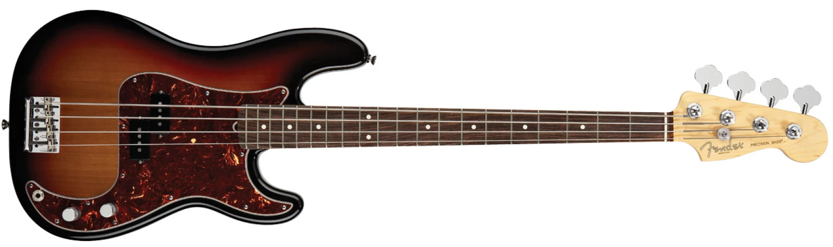 Fender Standard Precision Bass Laurel Klavye 3 Ton Sunburst Bas Gitar 1