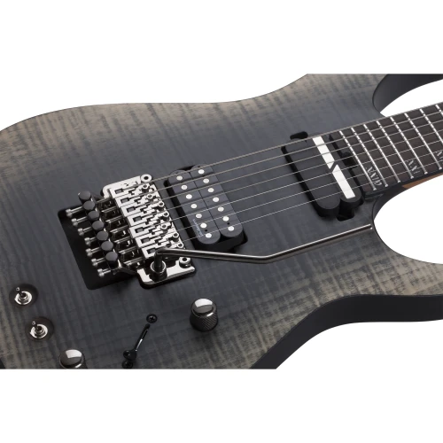 Schecter Banshee Mach-7 FR S 7 Telli Elektro Gitar (Fallout Burst) 2
