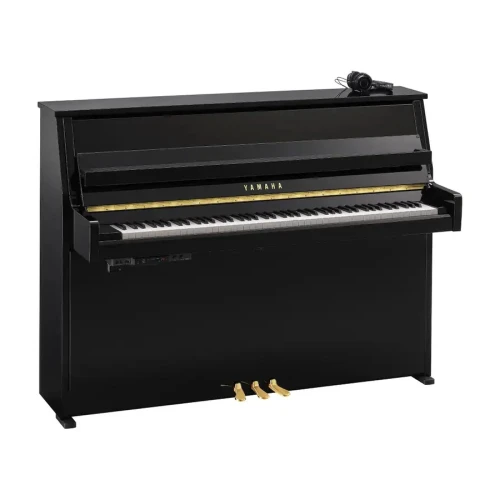 Yamaha B10 SC3 Silent Akustik Duvar Piyano (Parlak Siyah) 1