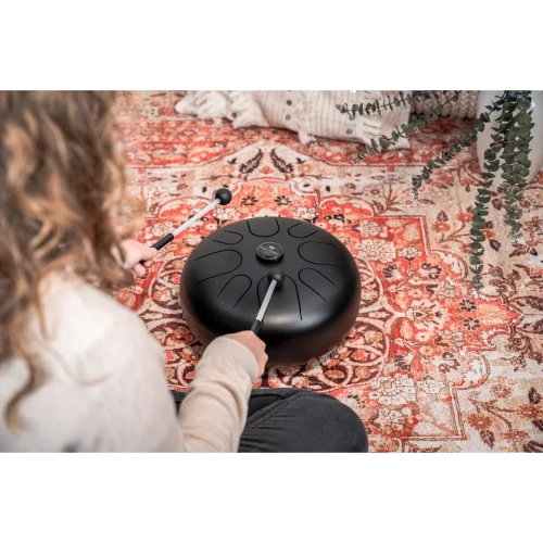 Meinl Sonic Energy STD1BK Steel A-minor 12'' Tongue Drum (Siyah) 4