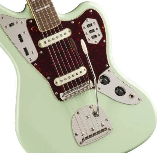 Squier Classic Vibe 70s Jaguar Laurel Klavye Surf Green Elektro Gitar 4