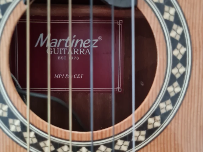 Martinez MP-1 PRE CET Elektro Klasik Gitar 2