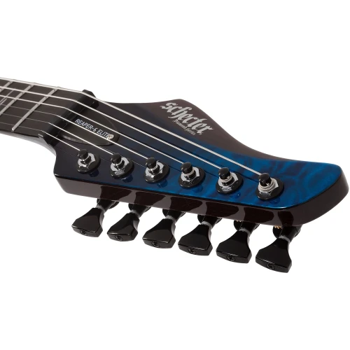 Schecter Reaper-6 Elite Elektro Gitar (Deep Ocean Blue) 3