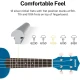 Donner DUS-10B Soprano Ukulele Seti (Mavi) 4