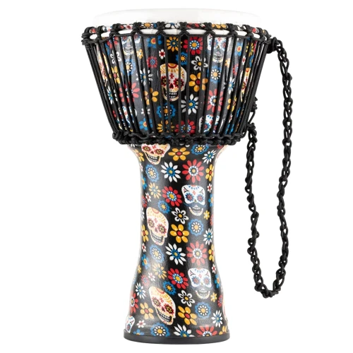 Meinl PADJ7-M-F Travel Series 10" Djembe (Day Of The Dead Finish) 2