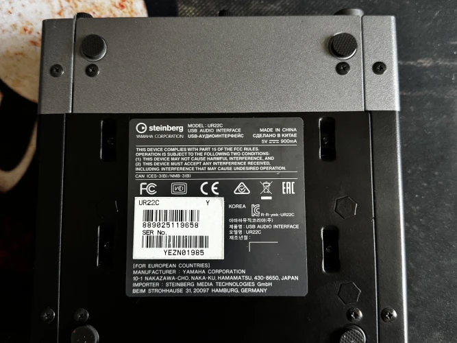 Steinberg Ur22C USB-C Ses Kartı 5