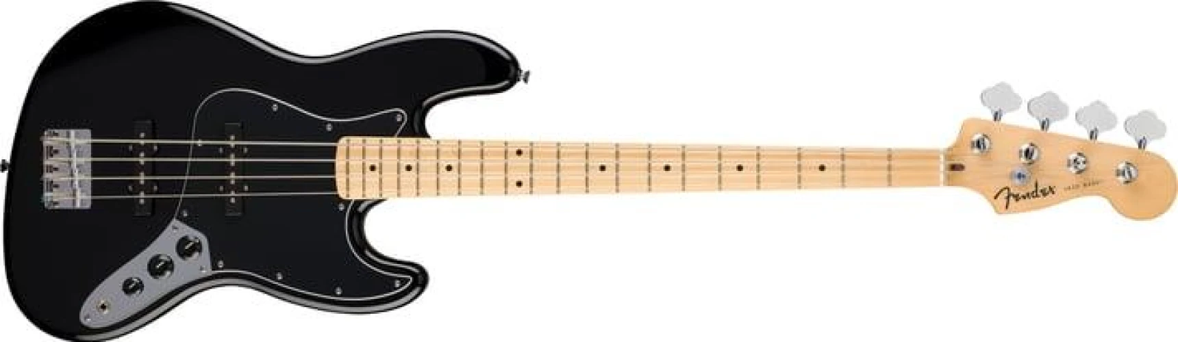 Fender Standard Jazz Bass Akçağaç Klavye Black Bas Gitar 2