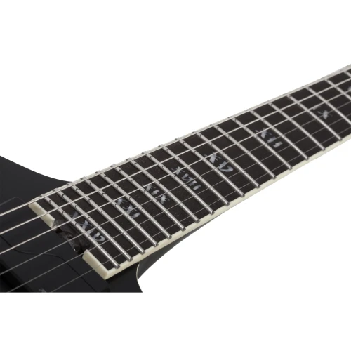 Schecter E-1 SLS Evil Twin Elektro Gitar (Satin Black) 6