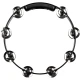 Meinl HTT10BK Stainless Steel Jingle 1-Row 10" Tour Tamburin (Siyah) 3