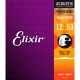 Elixir 16052 Nanoweb Phosphor Bronze Akustik Gitar Teli (12-53) 2