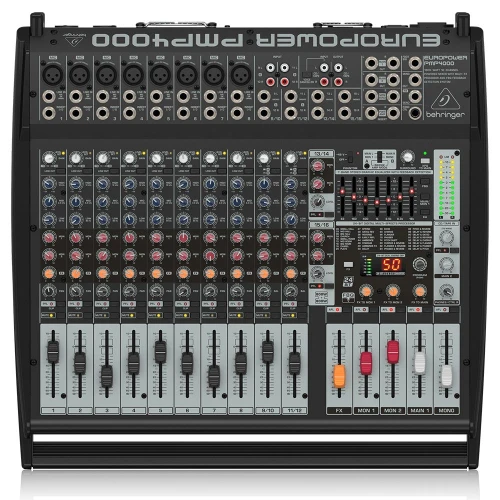 BEHRINGER PMP4000 Europower 1600 Watt 16 Kanal Power Mixer 1