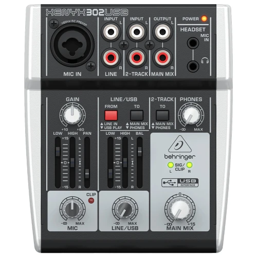 BEHRINGER XENYX 302USB / Analog Mixer 1