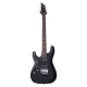 Schecter C-6 FR Deluxe Solak Elekktro Gitar (Satin Black) 1