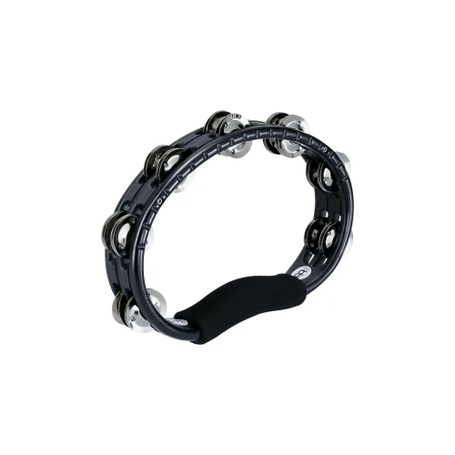 Meinl TMT1BK Traditional ABS Molded Steel Jingles 2 Rows 10" Tamburin (Siyah) 1