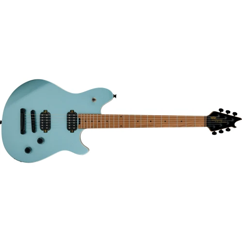 EVH Wolfgang WG Standard Baked Akçaağaç Klavye Pelham Blue Elektro Gitar 2