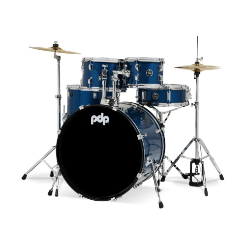 PDP Drums Centerstage 22'' 5-Parça Akustik Davul Seti (Royal Blue Sparkle) 3
