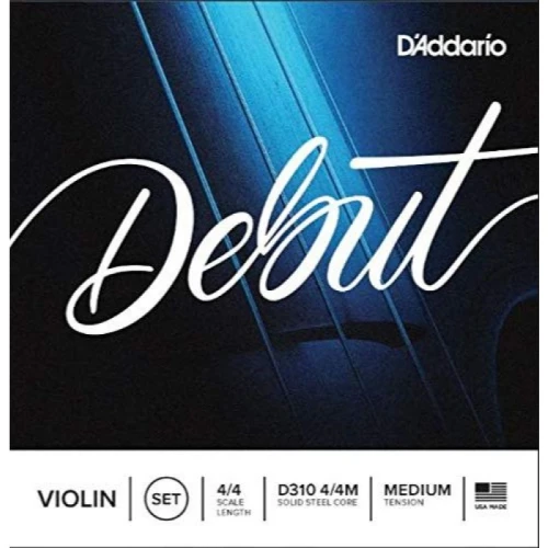 DAddario Debut Violin String D310 4/4 - Medium Keman Teli 1