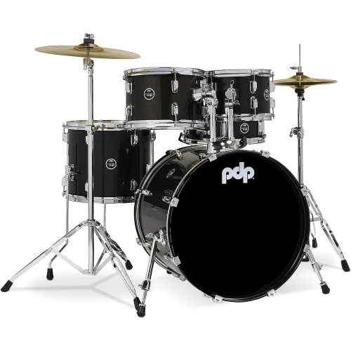 PDP Drums Centerstage 20'' 5-Parça Akustik Davul Seti (Iridescent Black Sparkle) 1