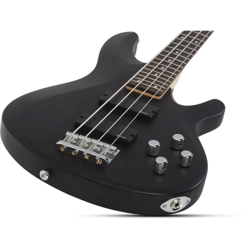 Schecter C-4 Deluxe Bas Gitar (Satin Black) 3
