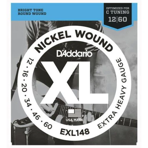 DADDARIO EXL148 ELEKTRO GİTAR TEL SETİ, XL, 12-60,EXTRA HEAVY 2