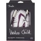 Fender Hendrix Voodoo Child Coil Düz/L Uçlu 9m Beyaz Enstrüman Kablosu 1