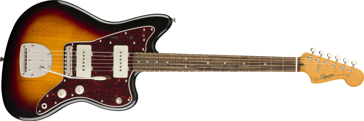 Squier Classic Vibe 60s Jazzmaster Laurel Klavye 3-Color Sunburst Elektro Gitar 1