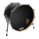 EVANS BD20REMAD 20" DERİ RESONANT KİCK SİYAH ÖN SÜNGERLİ DELİKLİ TEK KAT 5
