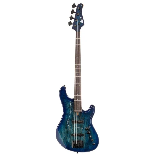 Cort GB-Fusion4 BB Bas Gitar – 4 Telli, Çantalı, Blue Burst 3