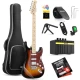 Donner DST-152 Full-Size ST Elektro Gitar Seti (Sunburst) 1
