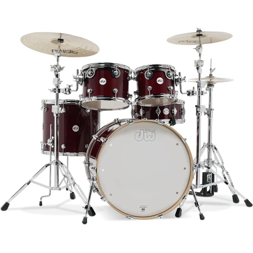 Dw Drums 22" Design Series 4-parça Akustik Davul (Cherry Stain) 1